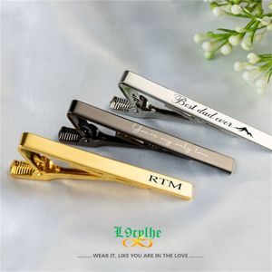 Gravierte Krawattenklammer, Schmuck, personalisierte Krawattenklammern für Männer, Vatergeschenk, Name, Krawattenklammer, Edelstahl, Hochzeitsaccessoires