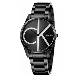 Calvin Klein Dámské pánské náramkové hodinky, analogové , velikost:jedna velikost, barva:černo-černá,bílá
