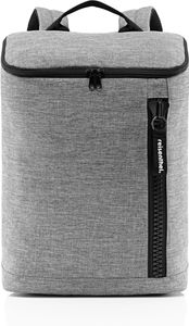 reisenthel overnighter-backpack M, batoh, cestovná taška, batoh na voľný čas, taška do ruky, Twist Silver, 13 L, EG7052