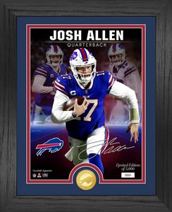 Josh Allen Buffalo Bills NFL Wizerunek monety z podpisem