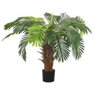 vidaXL Künstliche Palme Cycas mit Topf 90 cm Grün