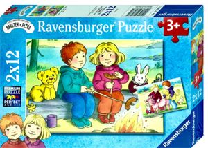 Ravensburger Puzzle 07588 Karsten und Petra haben Spaß daran draußen zu sein