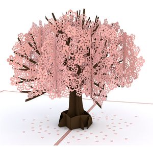 Cherry,Blossom,Classic,Pop-Up-Karte,-,3D-Karte,,Muttertagskarte,,Karte,für,Frau,,Karte,für,Mama,,Jubiläums-Pop-Up-Karte,,Grußkarte,,Pop-Up-Geburtstagskarte