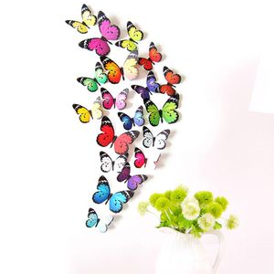 Oblique Unique 3D Schmetterlinge 12er Set Wandtattoo Wandsticker Wanddeko - Mix 2