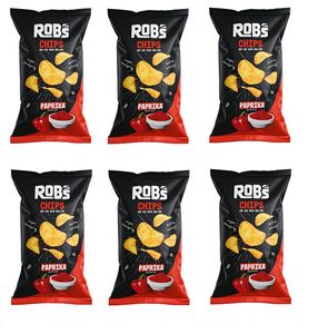 ROB'S CHIPS Originals Kartoffelchips WIE SIE SEIN SOLLTEN 6x 120g