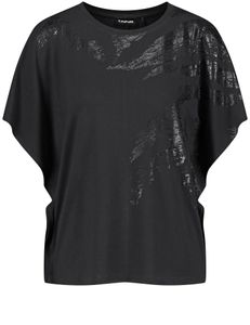 Oversize-Shirt mit Folienprint