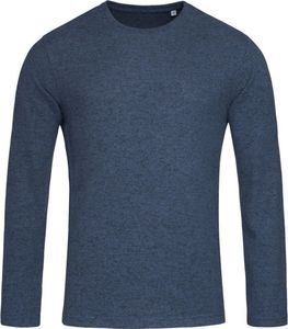 Stedman ST9080 | Herren Knit Sweater , Casual Fit, gemäß BSCI-Richtlinien - Farbe: Marina Blue Melange - Größe: XXL