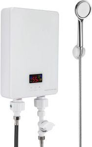 Mini Küche Instant Warmwasserbereiter Durchlauferhitzer Tankless mit LED Panel Schutz für Home KücheBadezimmer Unter Der SpüLe 6000W