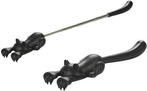 Rückenkratzer Curious Cat - effektivster Cat Rückenkratzer & Kratzhand / Wellness Rücken Kratzhilfe Metall