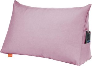 sleepling – Rückenkissen, Keilkissen für Bett und Sofa, Lendenkissen, Lesekissen, 70cm breit, altrosa