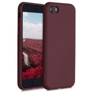 kalibri Case kompatibel mit Apple iPhone SE (2022) / iPhone SE (2020) / iPhone 8 / iPhone 7 - Hülle Handy - Handyhülle Tawny Red