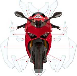 Lackschutzfolie Steinschlagschutz passend für Ducati V4 Panigale 2018+