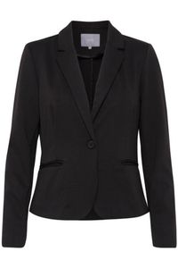b.young - Regular Fit - Damen Jersey blazer, Rizetta blazer (20804230), Größe:38, Farbe:Black (80001)