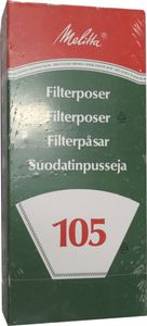 Melitta Filterpapier für gewerbliche Maschinen 105 weiß 200 Stück