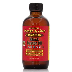 Jamaican Mango & Lime Black Castor Oil Argan 4oz 118ml Haaröl