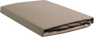 Beddinghouse Perkal-Topper Spannbettlaken  Farbe Taupe Größe 80/90 x 210/220 cm