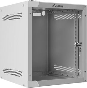 Lanberg Rack Wandschrank 10" 6U/280X310 Glastür grau