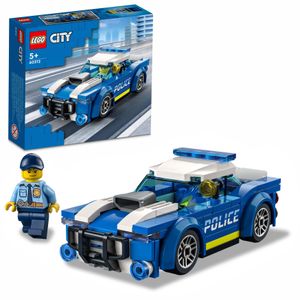 Polizeiauto aus Holz Polizei Auto Fahrzeug Polizeiwagen Spielzeug für Kinder Neu