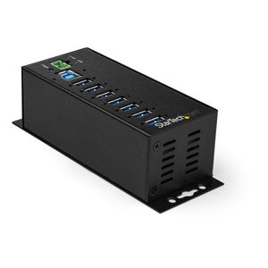 StarTech.com 7 Port USB Hub mit Netzteil - Überspannungsschutz - Industrieller USB 3.0 Datenübertrag