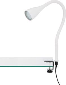 LED Klemmleuchte Klemmlampe 1xGU10 flexibel 3W weiß Metall-Kunststoff Briloner