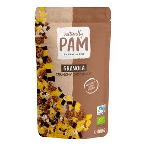 Naturally Pam by Pamela Reif | Granola | Müsli | 1 x 300g | Crunchy Chocolate