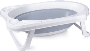 Bathroom Solutions Składana wanienka dla niemowląt biało-szara