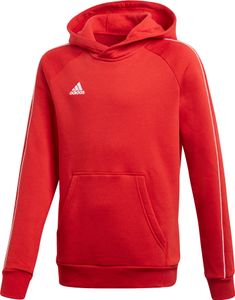 Adidas Core 18 Hoodie Power Red / White 164 cm Adidas Core 18 Hoodie Power Red / White 164 cm