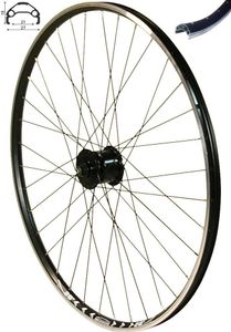 REDONDO 28 Zoll Laufrad Vorderrad Felge schwarz Shimano DH-3N72 Nabendynamo 21mm