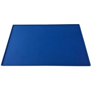Premium Silikon Napfmatte, 48x30cm, Blau | Anti-Rutsch