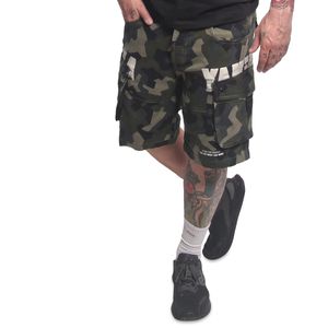 Yakuza Herren Bump Cargo Shorts, Camouflage, 42W