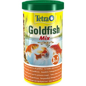Tetra Pond Goldfish Mix, Teichfische, Trockenfischfutter, Mix, Gammarus Highly digestible carbohydrates spirulina flakes, 1 l