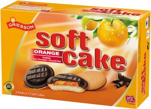 GRIESSON Soft Cake Orange mit Fruchtfüllung aus Orangensaft 300g