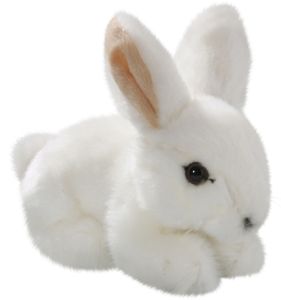 Carl Dick Hase sitzend weiß, Schneehase, ca. 17cm 2755003 Kuscheltier, Plüschtier, Stofftier