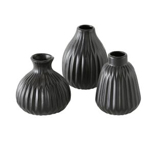Boltze Home Vase Esko h12cm schwarz
