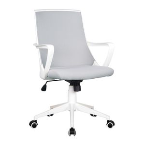 Bürostuhl Drehstuhl Schreibtischstuhl Grau/Weiß 0722M/2240
