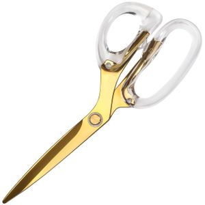 Belle Vous Mehrzweck Schere Gold aus Edelstahl - 23 cm Gesamtlänge - Weicher, Komfortabler Griff & Scharfe Klingen - Schere Büro, Zuhause & Schere