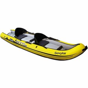 SEVYLOR Inflatable Kayak Sit on Top Reef 300 - 2 Sitzplätze - Gelb und Schwarz