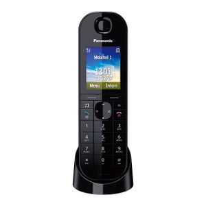 Panasonic Festnetztelefon KX-TGQ 400 IP, Farbe: Schwarz