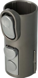 vhbw Staubsauger Adapter kompatibel mit Dyson DC23, DC32, DC29, DC22, DC29T2, DC23T2, DC24, DC26, DC19T2, DC33c, DC36 (Alt auf Modern) - schwarz / rot