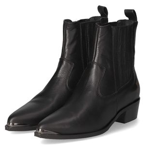 Apple of Eden Damen Cowboy Boots/Stiefeletten WHITNEY Schwarz Glattleder Größe: 38