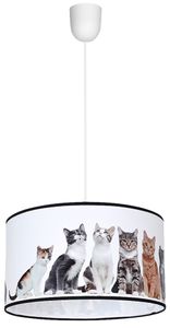 Deckenleuchte Cats Pendelleuchte 1Xe27 Deckenlampe Kinderzimmer Kinderleuchte