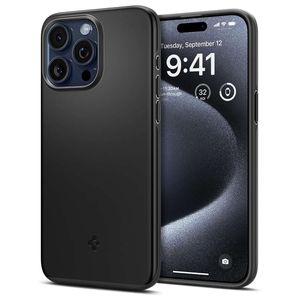 Etui Do Iphone 15 Pro Spigen Tin Fit Case Plecki Ochronne Na Telefon Black