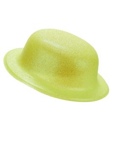 Glitzer-Hut für Erwachsene Melone gelb