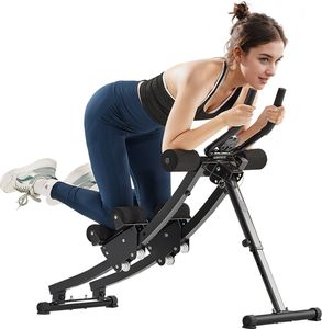 VEVOR posilňovač brucha AB machine, posilňovač brucha s hmotnosťou 200 kg, posilňovač brucha na silový tréning, skladací, nastaviteľný fitness stroj