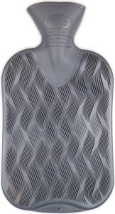 Wärmflasche Karo-Halblamelle,anthrazit(Fashy), Wärmflasche Karo-Halblamelle,anthrazit(Fashy),