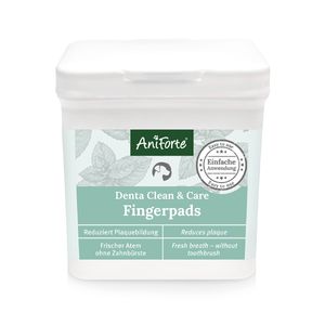 AniForte Denta Clean & Care Fingerpads für Hunde 50 Stk. Pads Fingerlinge zur Zahnpflege & Zahnreinigung, pflegt Zähne & Zahnfleisch, reduziert Plaque