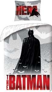 Halantex Batman Bettwäsche, 140x200cm + 70x90cm, 100% Baumwolle
