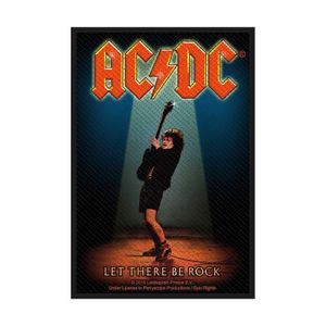 AC/DC - Standardgröße - Patch "Let There Be Rock" - Polyester RO9534 (Einheitsgröße) (Bunt)