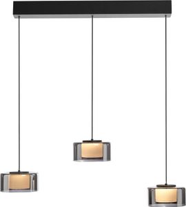 Paul Neuhaus Pendelleuchte RIKA LBH 71x15x180 cm schwarz Hängelampe