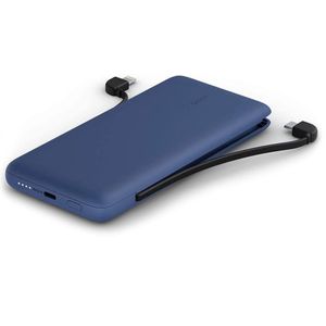 Belkin Power Bank 18W 10.000mAh USB-C+Light.Kab.blau BPB006BTBLU